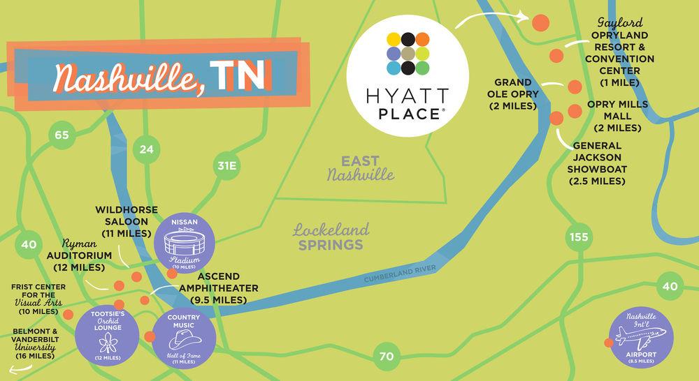 Hyatt Place Nashville Opryland Exteriör bild
