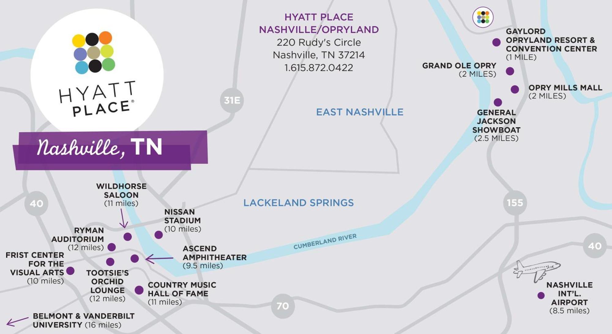 Hyatt Place Nashville Opryland Exteriör bild
